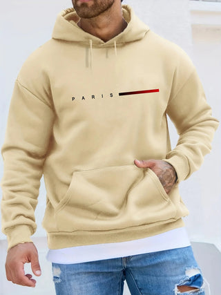 Stylischer Kapuzenpulli für Herren | Warme