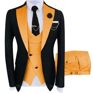 Herren Klassisch Slim Fit Hochzeitsgast Anzug | Dreiteilig