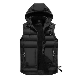Warme Slim Fit Kapuzenweste Für Herren | Winter