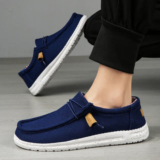 Lässige Slip-On-Loafer für Herren | Blau