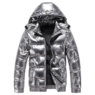 Herren Streetwear Winter Daunen-Jacke | Kapuzen