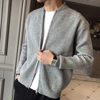Herrenpullover mit Reißverschluss HerbstHarmonie