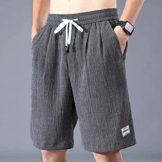 Locker Geschnittene Kurz Hose Für Herren | mit Kordelzug