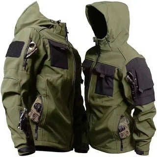 Herren Outdoor Funktions-Softshelljacke | Multi-Tasche