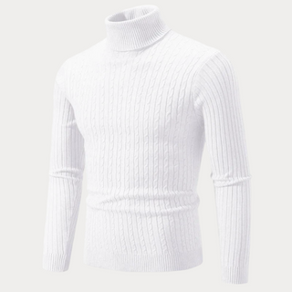 Warmer Rollkragenpullover für Herren | Tailliert