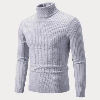 Warmer Rollkragenpullover für Herren | Tailliert