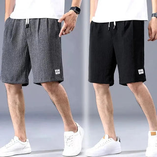 Locker Geschnittene Kurz Hose Für Herren | mit Kordelzug