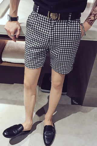 TrendLine Herren Houndstooth Shorts