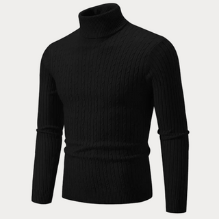 Warmer Rollkragenpullover für Herren | Tailliert