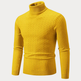 Warmer Rollkragenpullover für Herren | Tailliert