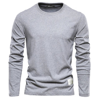 Herren Langarmshirt mit Rundhalsausschnitt | Klassisch