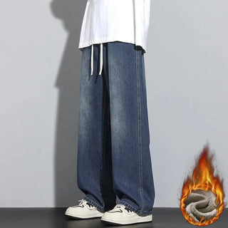 Weite Baggy Jeans in Rauchgrau für Herren | Stilvoll