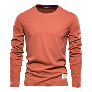 Herren Langarmshirt mit Rundhalsausschnitt | Klassisch