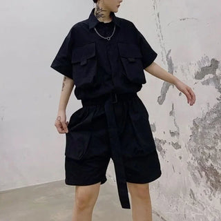 TrendGear Herren Lässige Cargo-Overalls