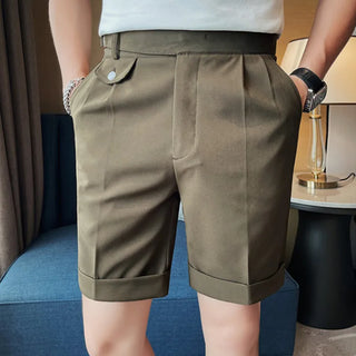 PrimeFit High-Waist Business Shorts