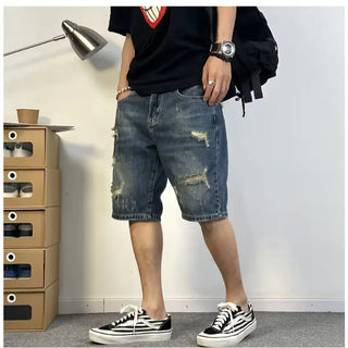 Herren Zerrissene Lässige Kurze Hosen | Sommer