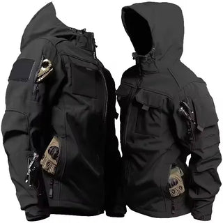 Herren Outdoor Funktions-Softshelljacke | Multi-Tasche