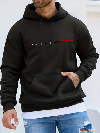 Stylischer Kapuzenpulli für Herren | Warme