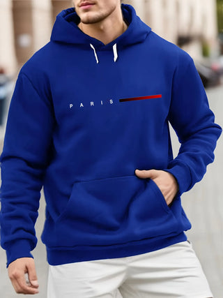 Stylischer Kapuzenpulli für Herren | Warme