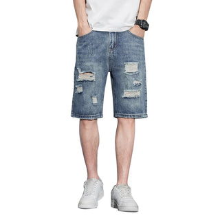 RebelWear Herren Denim Shorts