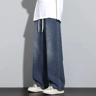 Weite Baggy Jeans in Rauchgrau für Herren | Stilvoll