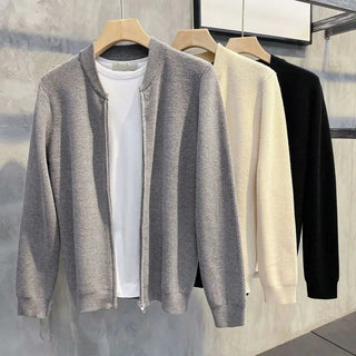 Herrenpullover mit Reißverschluss HerbstHarmonie