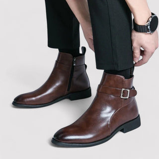 Herren Hoch-Geschnitten Winter Boots | Glänzend