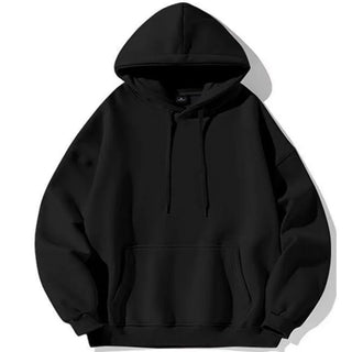 Unisex Unifarbener Kapuzenpullover | Winter