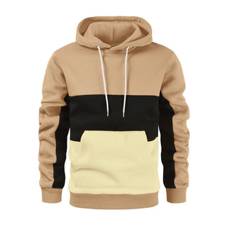 Herren Farbblock-Kapuzenpulli | Lässig