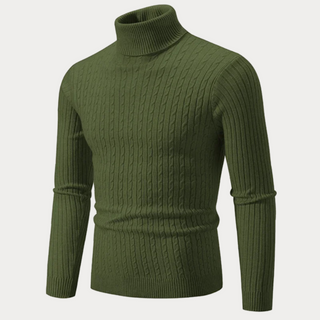 Warmer Rollkragenpullover für Herren | Tailliert
