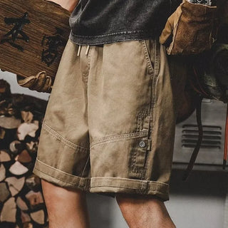 Locker Geschnittene Kurze Hose für Herren | Weites Bein
