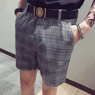 TrendLine Herren Houndstooth Shorts