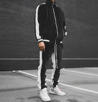 Sportlicher Herren Trainingsanzug | Schwitzhemd & Hose