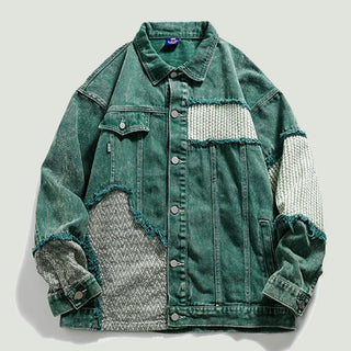 Adrians Trendsetter: Die grüne Jeansjacke für den modernen Mann