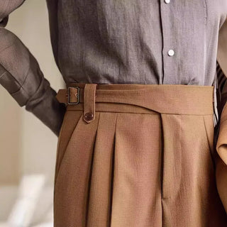 Herren Kurze Hosen mit Hoher Taille | Business-Lässig