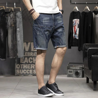 BoldFit Herren Denim Shorts