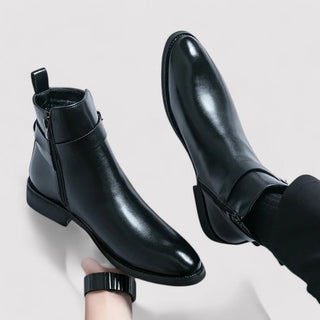 Herren Hoch-Geschnitten Winter Boots | Glänzend