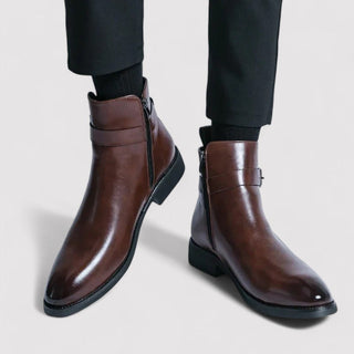 Herren Hoch-Geschnitten Winter Boots | Glänzend