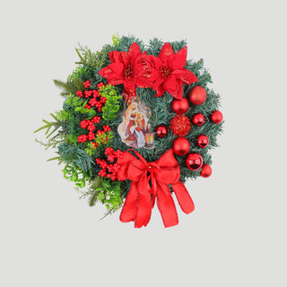 Festlicher Weihnachtskranz