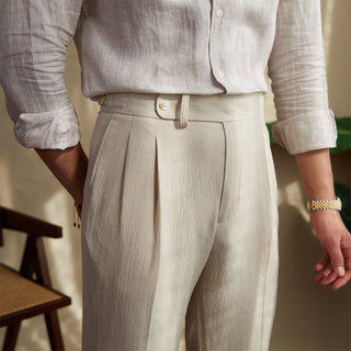 Formelle Herrenhosen | Hohe Taille