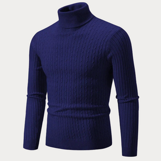 Warmer Rollkragenpullover für Herren | Tailliert