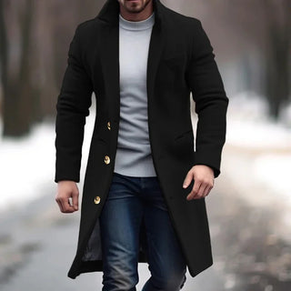 Kuscheliger Warmer Trenchcoat Für Herren | Stilvoll