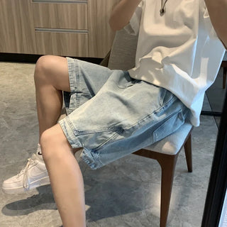 Trendige Herren Kurze Hosen mit Weitem Bein | Lässig