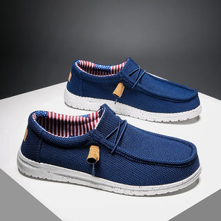 Lässige Slip-On-Loafer für Herren | Blau