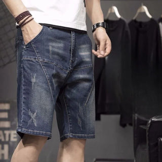 BoldFit Herren Denim Shorts