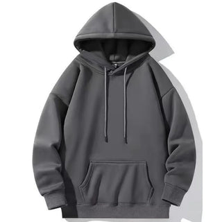 Unisex Unifarbener Kapuzenpullover | Winter