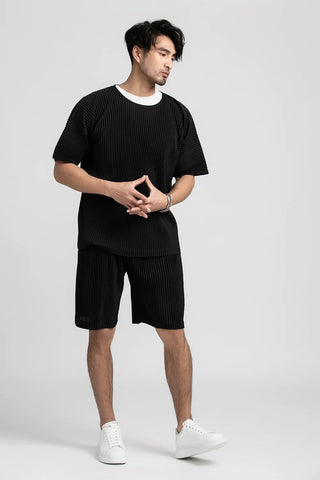 NeoWear Japanische Falten-Shorts Herren
