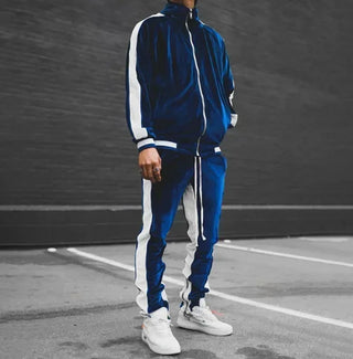 Sportlicher Herren Trainingsanzug | Schwitzhemd & Hose