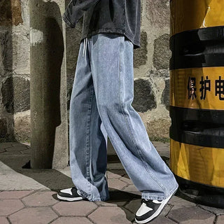 Weite Baggy Jeans mit geradem Schnitt für Herren | Modisch