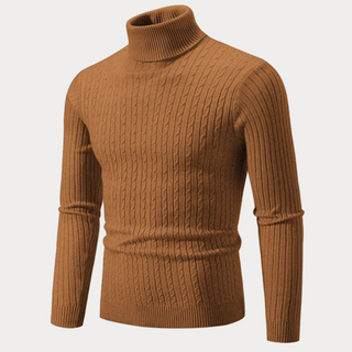 Warmer Rollkragenpullover für Herren | Tailliert